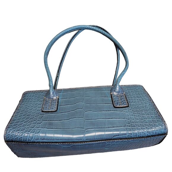 Tommy Hilfiger Purse MEDIUM SHOULDER BAG faux alligator career business core - Picture 13 of 13